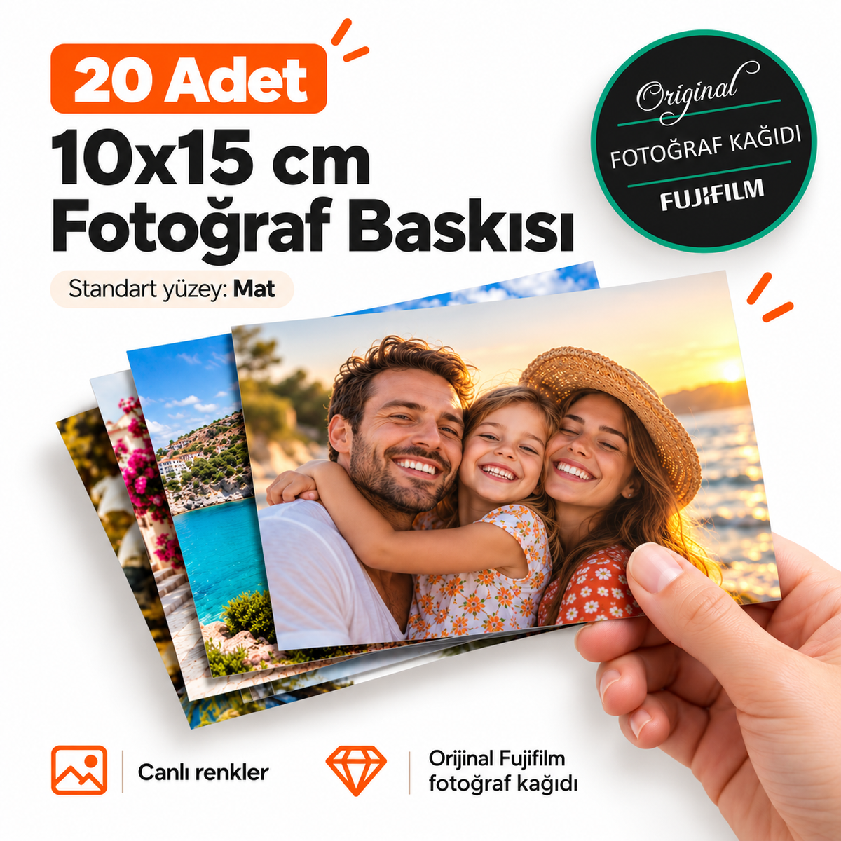 10x15 fotoğraf baskısı 20 adet 10x15 fotoğraf baskısı 20 adet