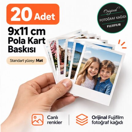 Polaroid fotoğraf baskısı 20 adet
