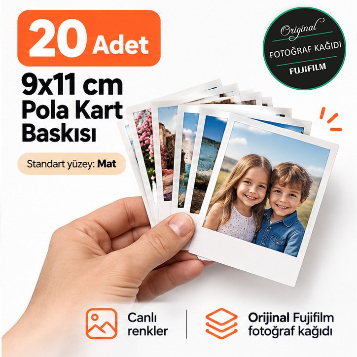 Polaroid fotoğraf baskısı 20 adet Polaroid fotoğraf baskısı 20 adet